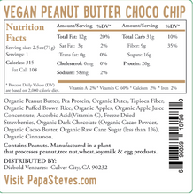 Vegan Peanut Butter Choco Chip Nutrition Facts